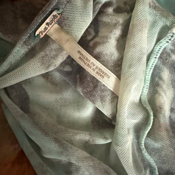 Free People Know Me maxi top blouse duster dress cover up long length M medium - Picture 8 of 14